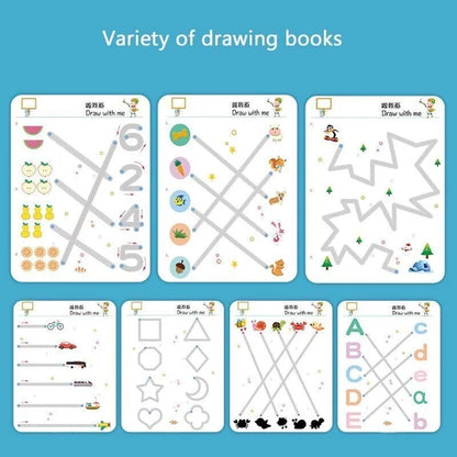 🌈Venta Caliente✨Juego de cuadernos de calco mágico