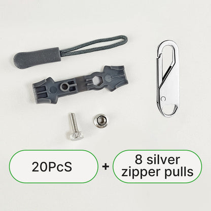 🔧🧳 Kit de Reparación de Cremalleras de Fácil Instalación – Fabricación Resistente, Funcionamiento Suave y Amplia Compatibilidad para Ropa y Equipaje ✅