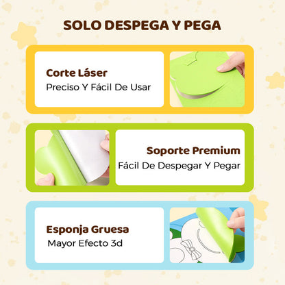 Pegatinas 3D de EVA para Manualidades Infantiles