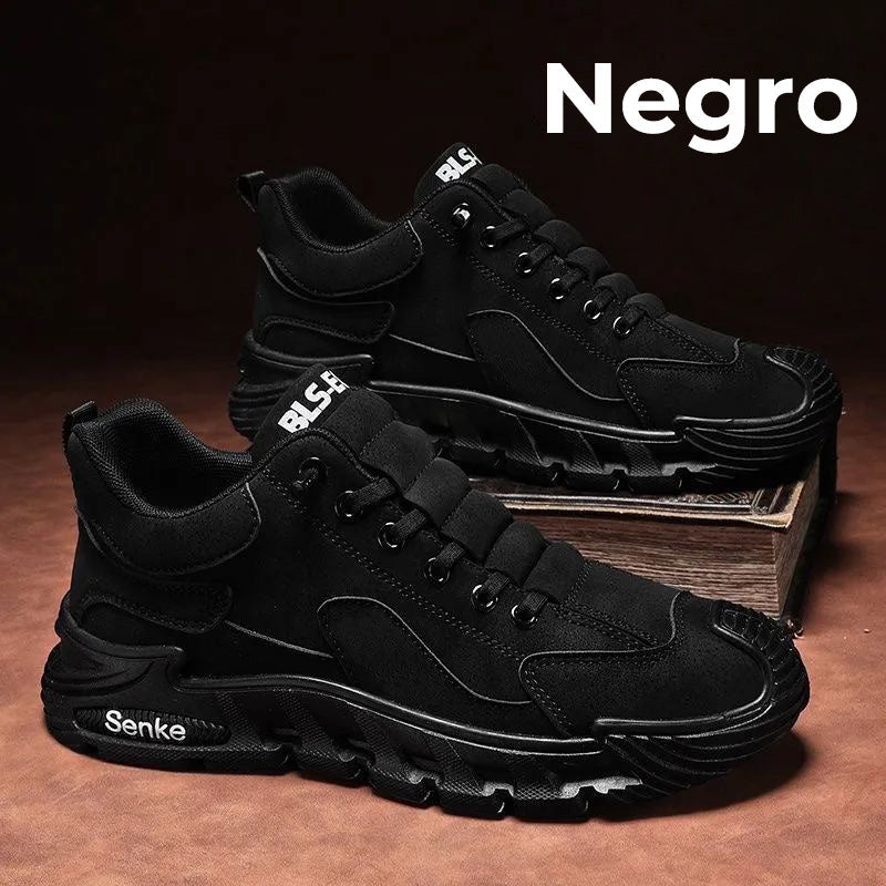 ☄️Ofertas de Primavera🎉Suela gruesa antideslizante para hombre Zapatos casuales para caminar