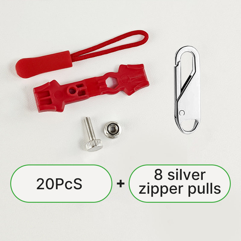 🔧🧳 Kit de Reparación de Cremalleras de Fácil Instalación – Fabricación Resistente, Funcionamiento Suave y Amplia Compatibilidad para Ropa y Equipaje ✅
