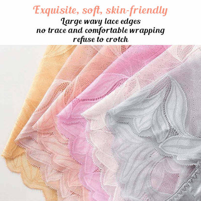 💝Último día 49%OFF💝-Paquete de ropa interior femenina de encaje de seda hecho a mano ✨