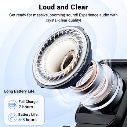 Altavoz Bluetooth Inalámbrico 5 en 1 con Carga Inductiva y Soporte Ajustable para Teléfono✈️COMPRA 2 Y ENVÍO GRATIS