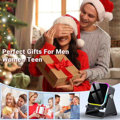 Altavoz Bluetooth Inalámbrico 5 en 1 con Carga Inductiva y Soporte Ajustable para Teléfono✈️COMPRA 2 Y ENVÍO GRATIS