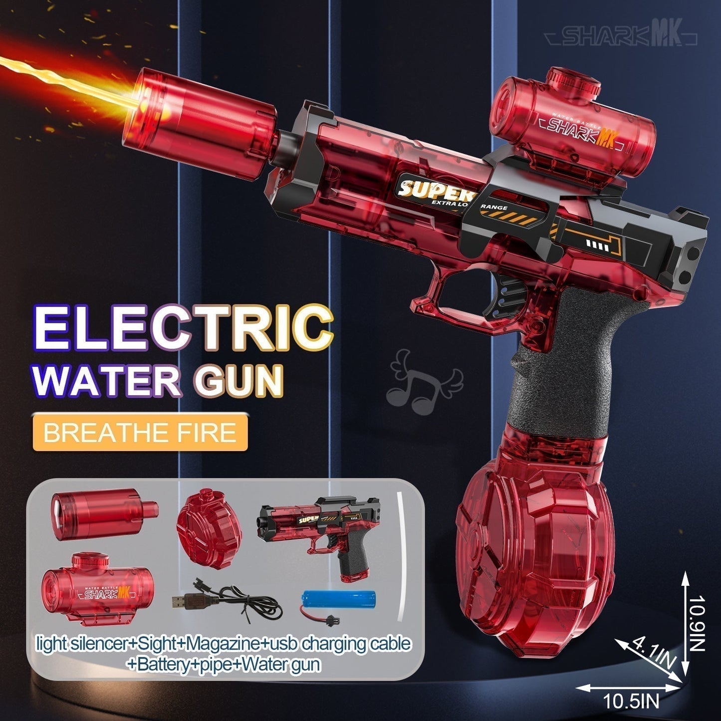 🌊Descuento de verano 🔫💦Pistola de agua de la explosión del hielo del modo rápido