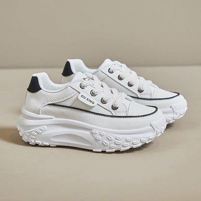 Zapatillas de andar por casa de plataforma blanda para mujer