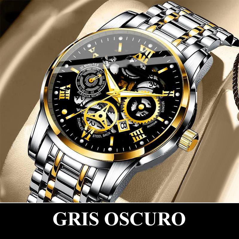🎄Rebajas de Navidad 41 % DE DESCUENTO🔥Reloj mecánico automático esqueleto sumergible para hombre