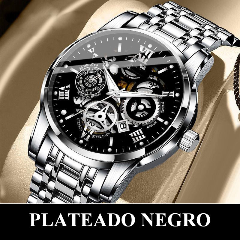 🎄Rebajas de Navidad 41 % DE DESCUENTO🔥Reloj mecánico automático esqueleto sumergible para hombre