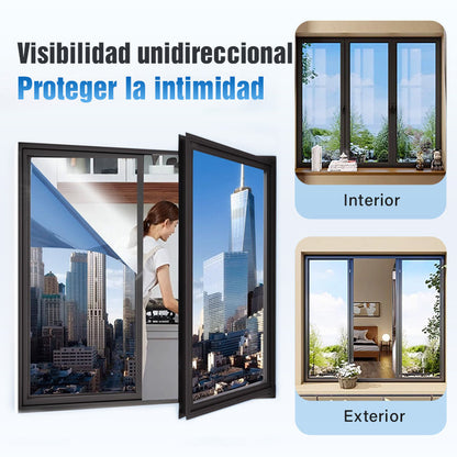 Película de Aislamiento Térmico de Privacidad Unidireccional para Vidrio