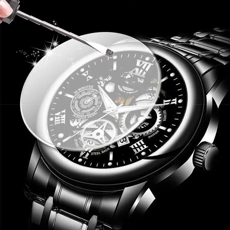 🎄Rebajas de Navidad 41 % DE DESCUENTO🔥Reloj mecánico automático esqueleto sumergible para hombre