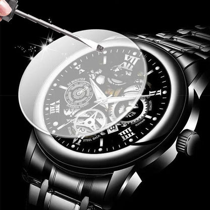 🎄Rebajas de Navidad 41 % DE DESCUENTO🔥Reloj mecánico automático esqueleto sumergible para hombre