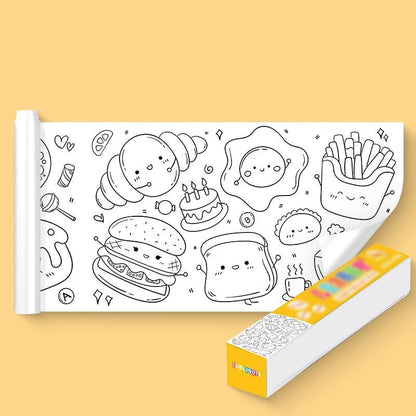 🔥El mejor regalo para los niños - Rollo de dibujo infantil