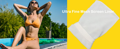 Calcetines de filtro para skimmer de piscina para cestas