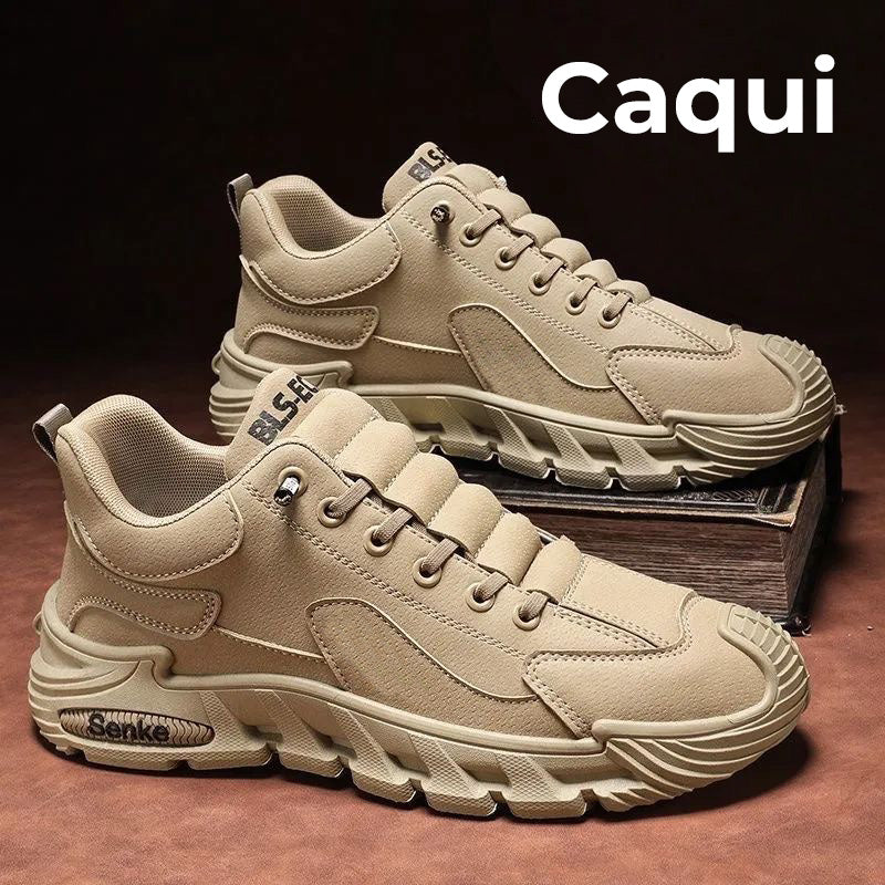 ☄️Ofertas de Primavera🎉Suela gruesa antideslizante para hombre Zapatos casuales para caminar