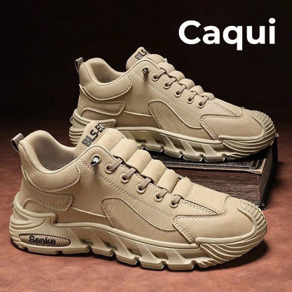 ☄️Ofertas de Primavera🎉Suela gruesa antideslizante para hombre Zapatos casuales para caminar