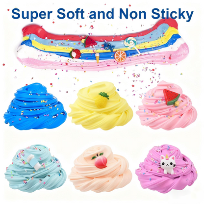 🎁Súper Arcilla Slime: ¡Suave, Flexible y Huele Increíble! Kit DIY para Desarrollo Sensorial