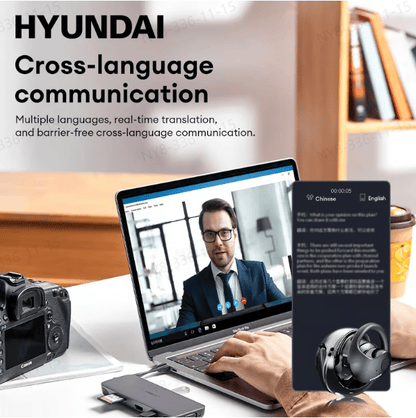 🎧🔥Auriculares de traducción inalámbricos Bluetooth HY-T26 Pro