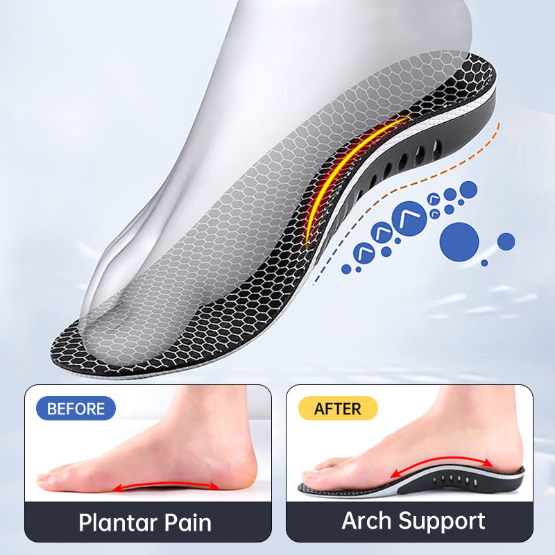 👟Compra 3 y llévate 1 gratis✨ Plantillas Amortiguadoras Unisex - Alivio para Pies Cansados, Ideales para Deporte y Uso Diario 🏃‍♂️🏃‍♀️