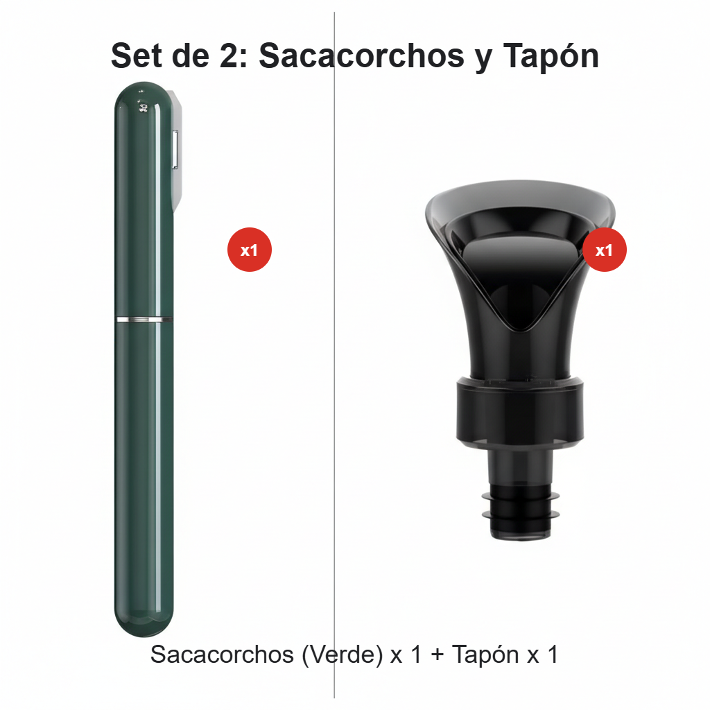 🔥COMPRA 1 Y LLÉVATE 1 GRATIS🔥Abridor de botellas con bomba de presión de aire