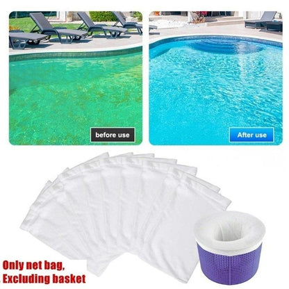 Calcetines de filtro para skimmer de piscina para cestas