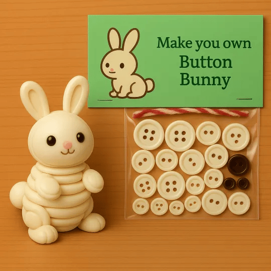 🎨 Adornos de animales con botones para hacer tú mismo: kit de manualidades creativas para niños, desarrolla la motricidad fina y la creatividad 🧵📦