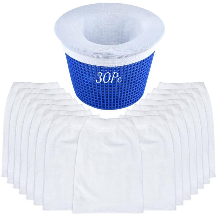 Calcetines de filtro para skimmer de piscina para cestas