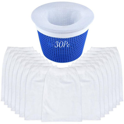 Calcetines de filtro para skimmer de piscina para cestas