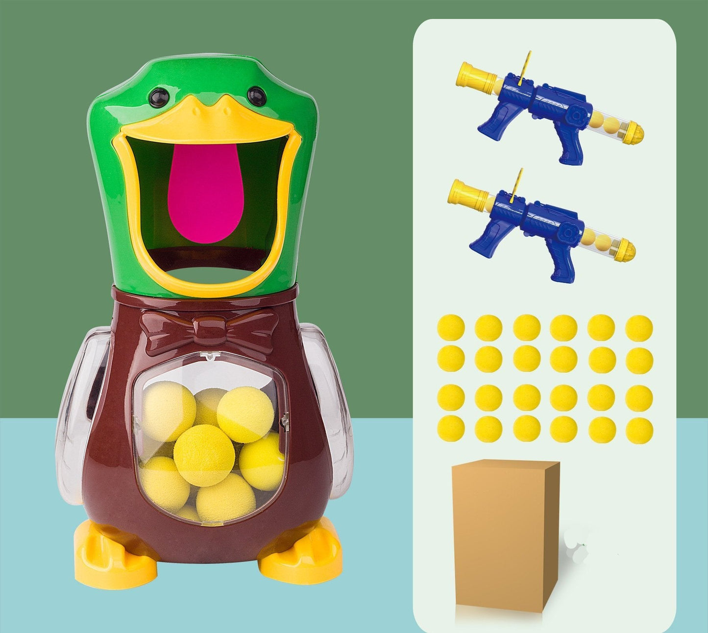 Set de Juego de Disparo de Patitos Hambrientos