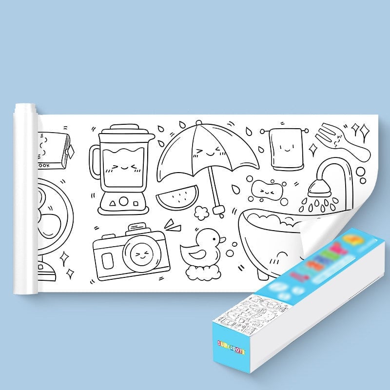 🔥El mejor regalo para los niños - Rollo de dibujo infantil
