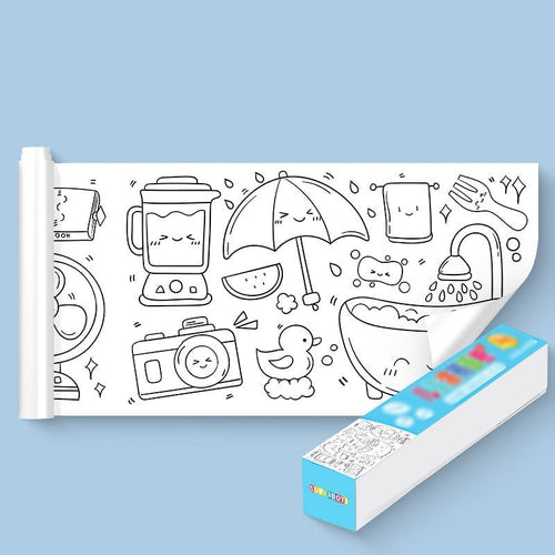 🔥El mejor regalo para los niños - Rollo de dibujo infantil