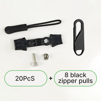🔧🧳 Kit de Reparación de Cremalleras de Fácil Instalación – Fabricación Resistente, Funcionamiento Suave y Amplia Compatibilidad para Ropa y Equipaje ✅