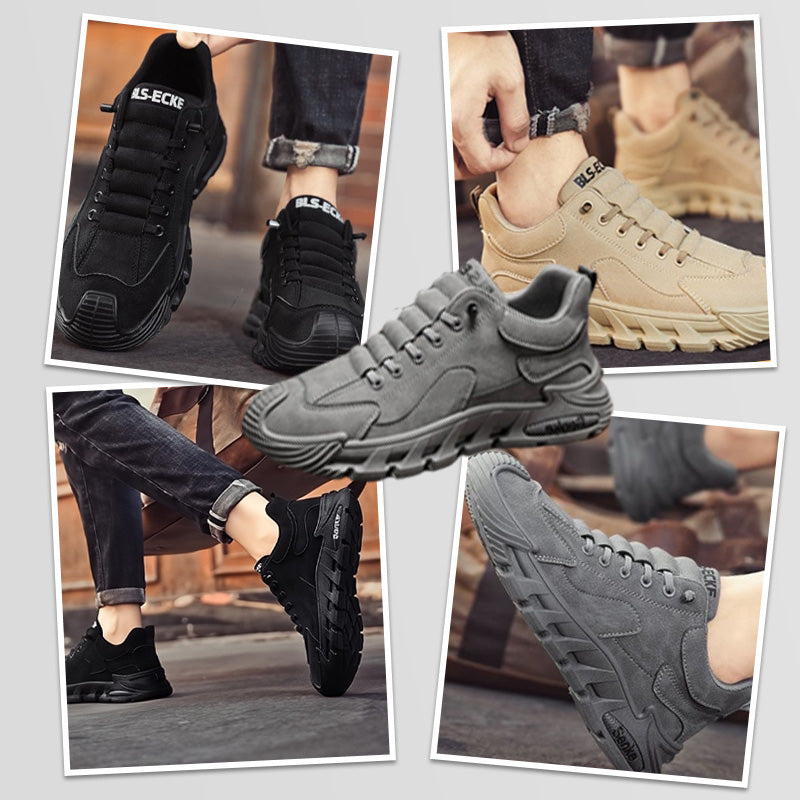 ☄️Ofertas de Primavera🎉Suela gruesa antideslizante para hombre Zapatos casuales para caminar