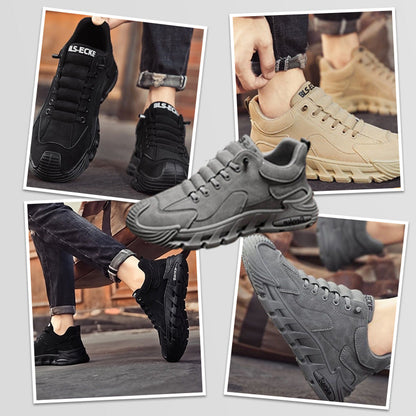 ☄️Ofertas de Primavera🎉Suela gruesa antideslizante para hombre Zapatos casuales para caminar
