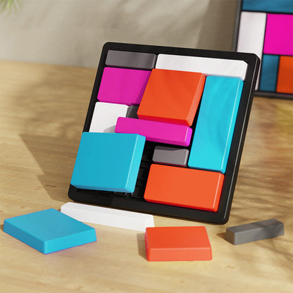 Juego de rompecabezas creativo de bloques geométricos
