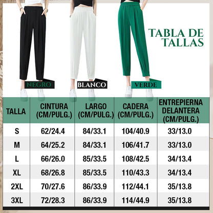 Pantalones rectos de enfriamiento casual para mujer - COMPRA 2 ENVÍO GRATIS