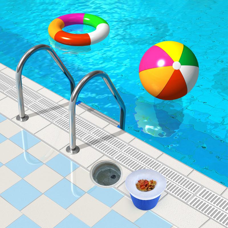 Calcetines de filtro para skimmer de piscina para cestas