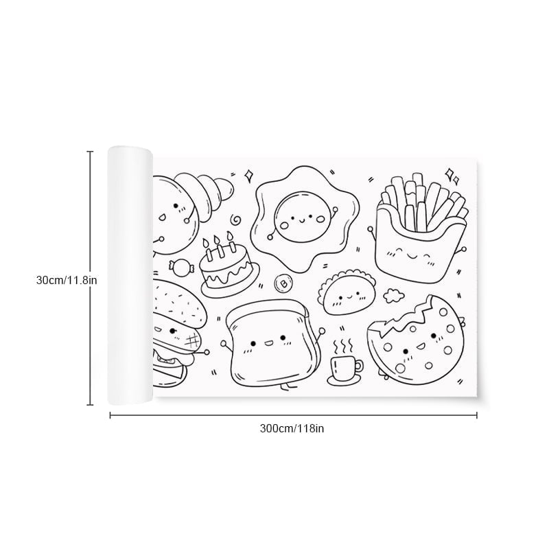 🔥El mejor regalo para los niños - Rollo de dibujo infantil