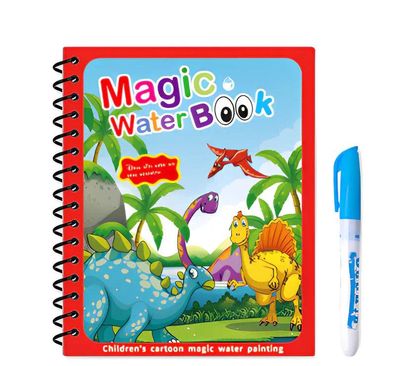 Libro Montessori para colorear y dibujar con agua
