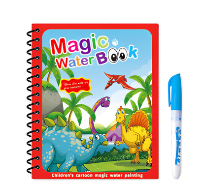 Libro Montessori para colorear y dibujar con agua