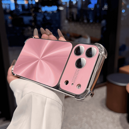 Funda con textura de CD a prueba de caídas en las cuatro esquinas para Phone
