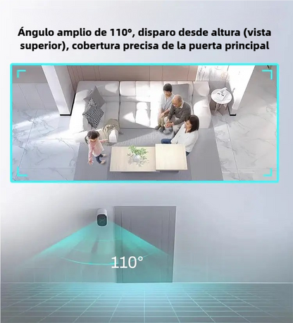 Cámara inalámbrica con visión nocturna: ¡seguridad inteligente las 24 horas del día!