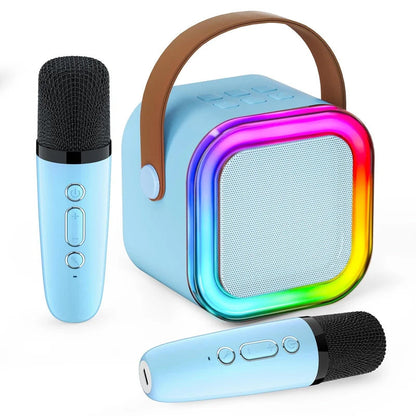 🎁Mini máquina de karaoke con micrófonos inalámbricos
