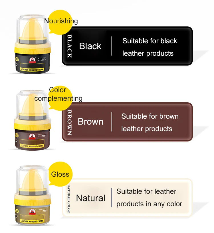 【Compra 1 llévate 1 gratis🔥】Limpiabotas líquido en crema para reparar cuero.