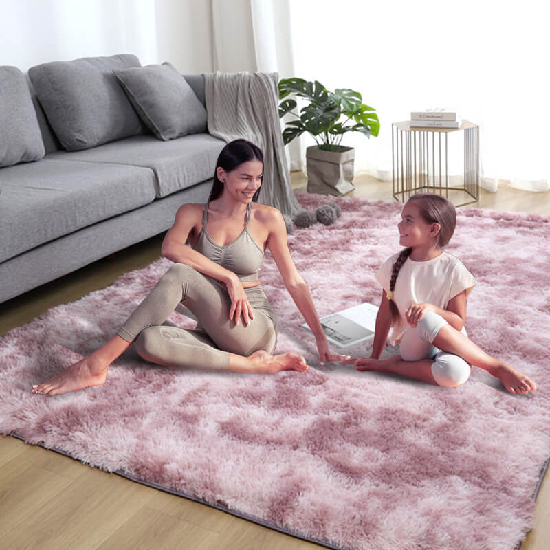 💥Oferta de Año Nuevo🔥Alfombra de suelo de felpa con degradado de color