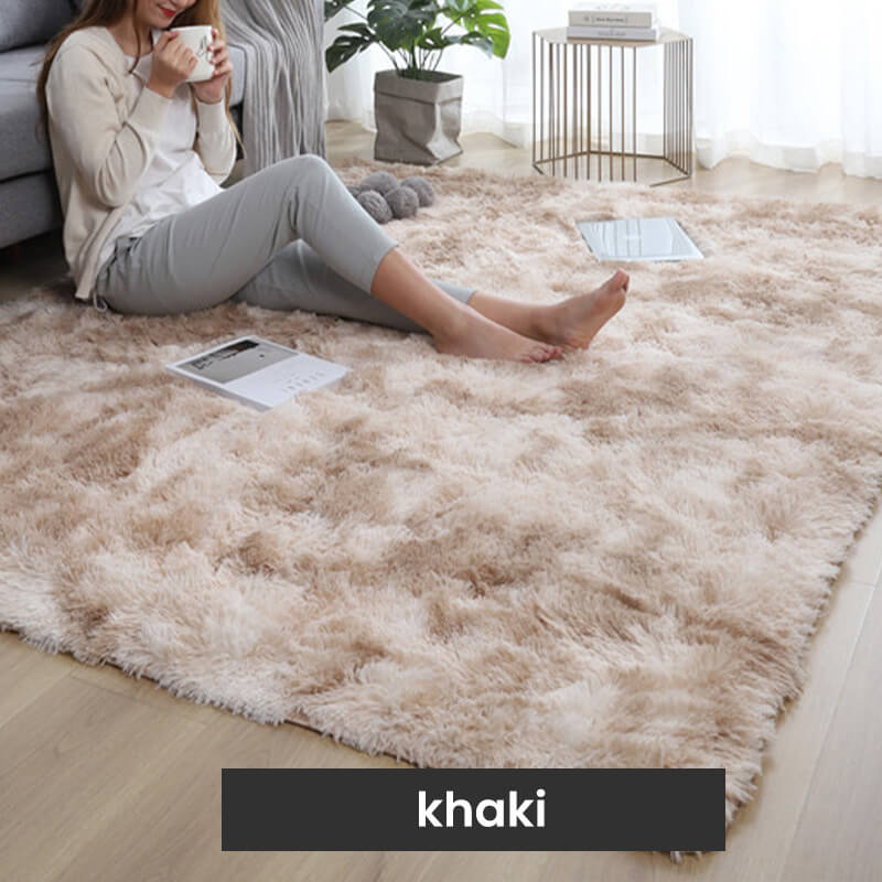 💥Oferta de Año Nuevo🔥Alfombra de suelo de felpa con degradado de color