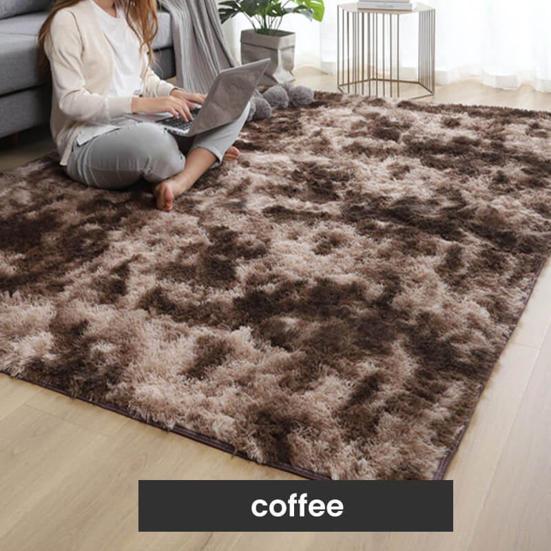 💥Oferta de Año Nuevo🔥Alfombra de suelo de felpa con degradado de color
