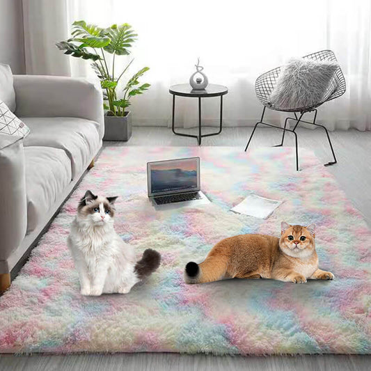 💥Oferta de Año Nuevo🔥Alfombra de suelo de felpa con degradado de color