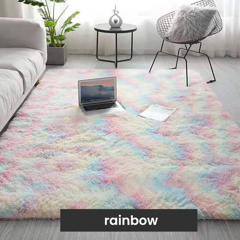 💥Oferta de Año Nuevo🔥Alfombra de suelo de felpa con degradado de color