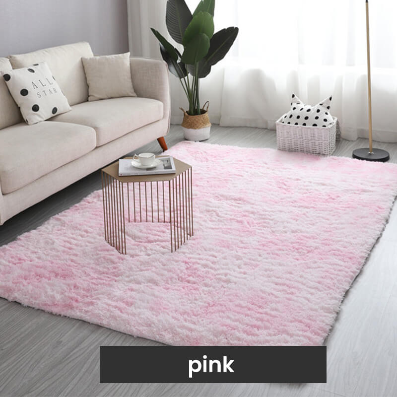 💥Oferta de Año Nuevo🔥Alfombra de suelo de felpa con degradado de color