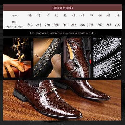 👞 Cómodos y lujosos zapatos de piel para hombre